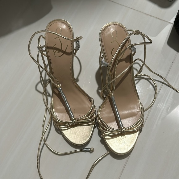 Sam Edelman Safiya Womens Ankle Wrap Heels - Picture 2 of 5